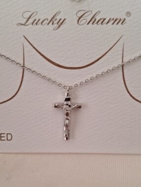 Silver Crucifix Necklace